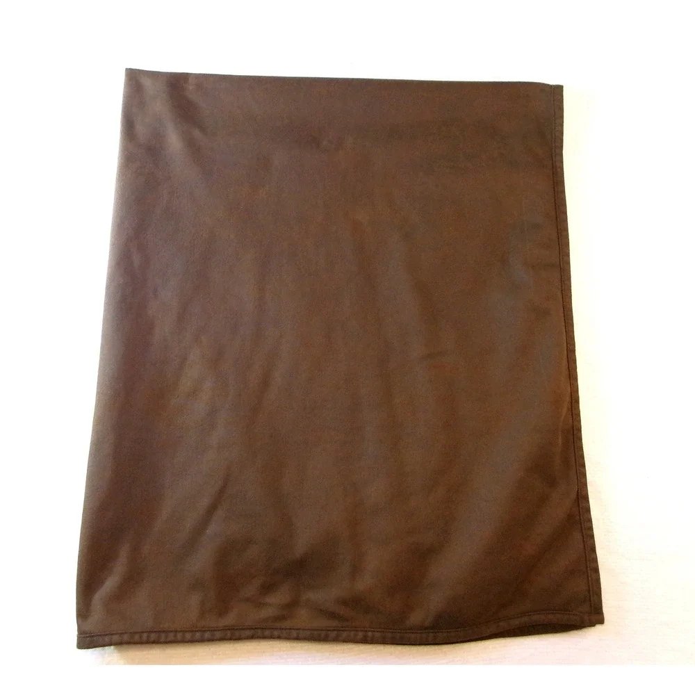 Hiend Accents Cow Print Throw‎ Blanket Brown White Western Farmhouse 50x60